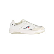 Tommy Hilfiger White Polyurethane Men Sneaker