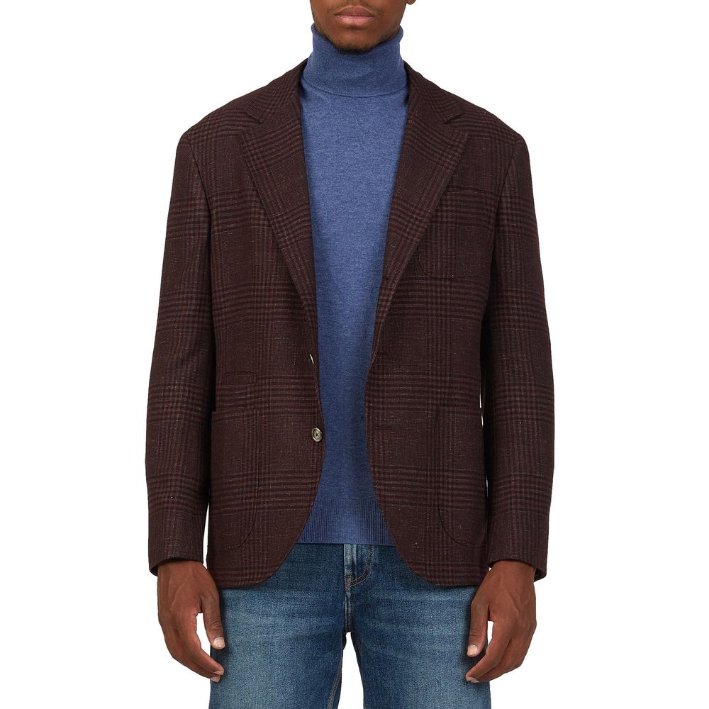Brunello Cucinelli Red Wool Shell Jacket