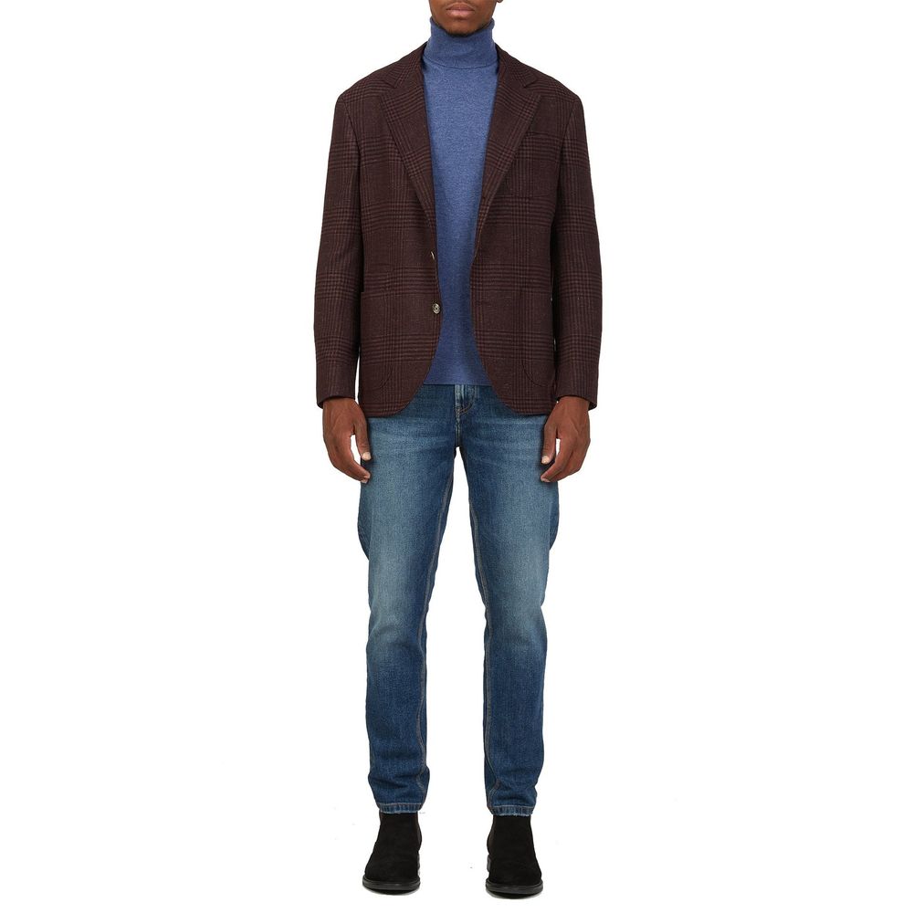 Brunello Cucinelli Red Wool Shell Jacket