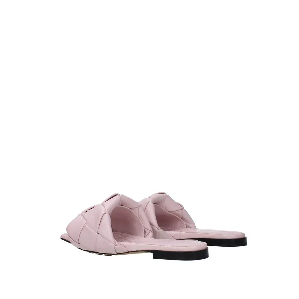 Bottega Veneta Multicolor Calfskin Flat Sandals - Zachava