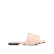 Bottega Veneta Multicolor Leather Flat Sandals - Zachava