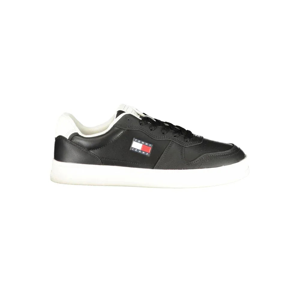 Tommy Hilfiger Black Polyurethane Women Sneaker - Zachava