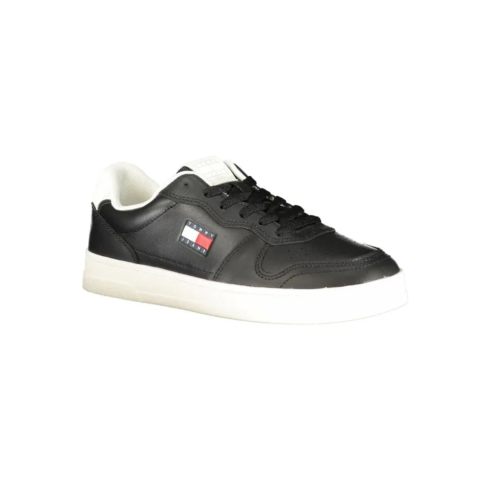 Tommy Hilfiger Black Polyurethane Women Sneaker - Zachava