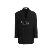 Valentino Garavani Black Silk Blazer