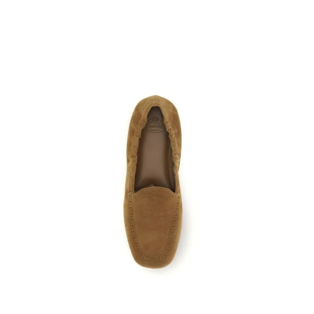 Church's Brown Calf Leather Bos Taurus Slip-On Loafers - Zachava