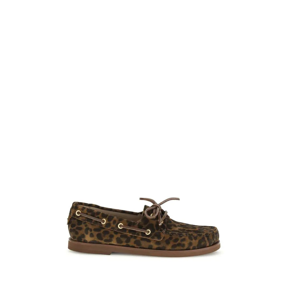 Gianvito Rossi Multicolor Calf Leather Bos Taurus Slip-On Loafers - Zachava