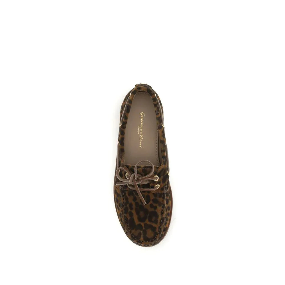 Gianvito Rossi Multicolor Calf Leather Bos Taurus Slip-On Loafers - Zachava