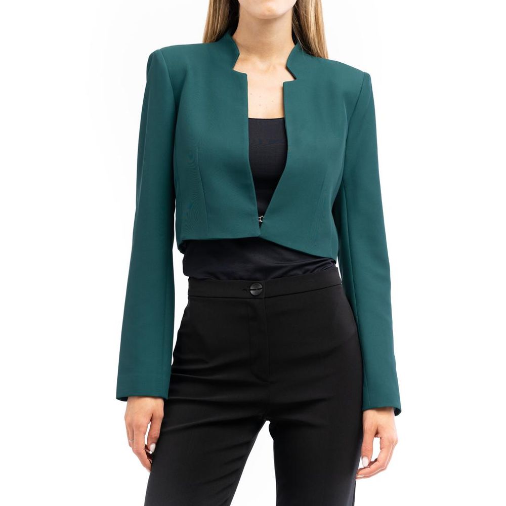 Patrizia Pepe Brown Polyester Blazer Secondary image