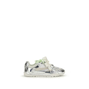 PINKO Silver Polyamide Athletic Sneakers
