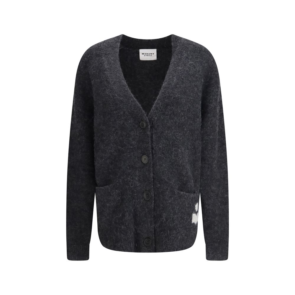 Isabel Marant Étoile Gray Alpaca Vicugna Pacos Cardigan