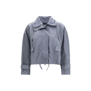 PINKO Blue Polyester Shell Jacket