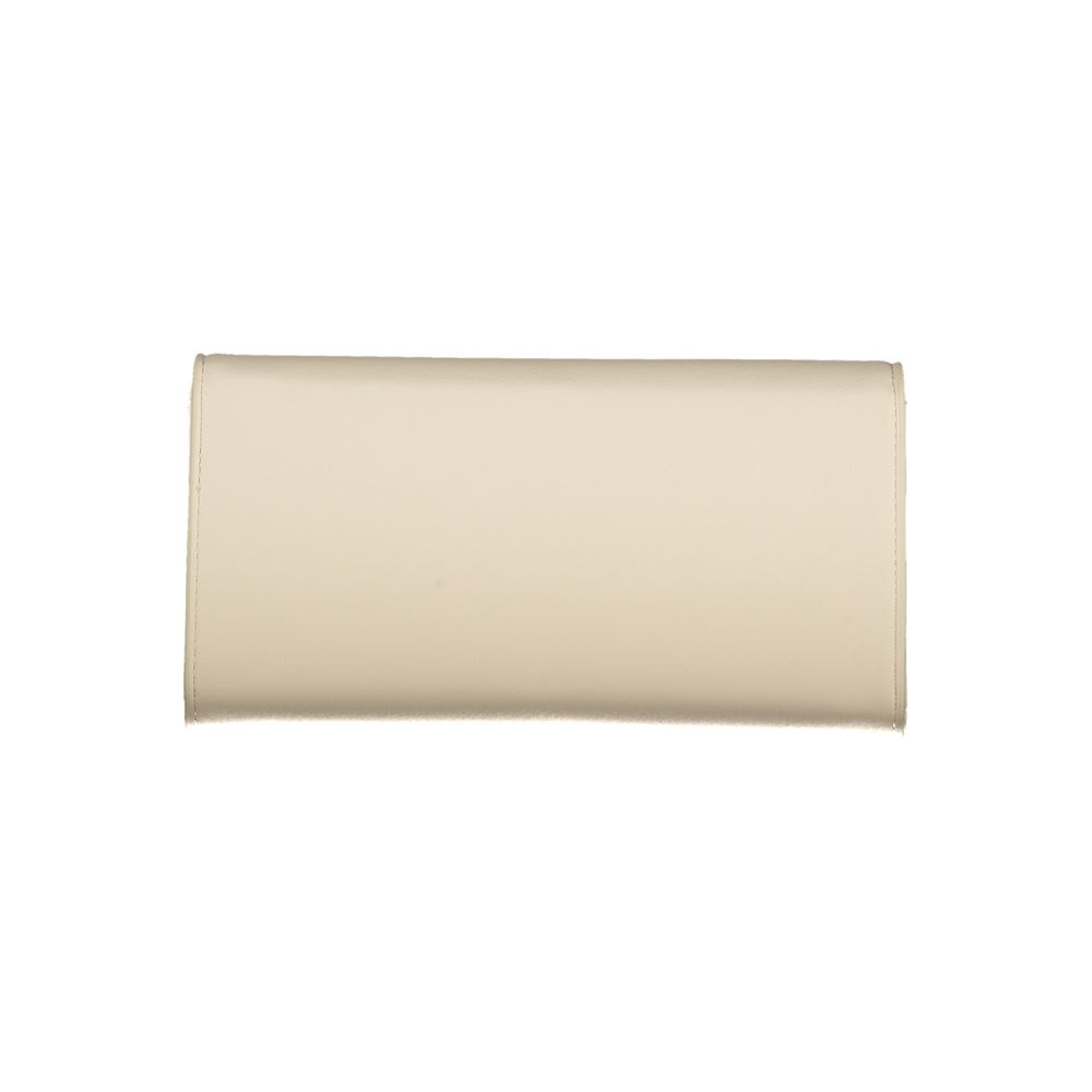 Mario Valentino Beige Polyurethane Women Wallet