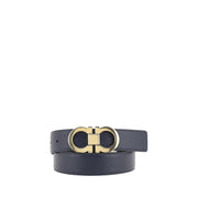 Ferragamo Blue Calf Leather Bos Taurus Regular Belt