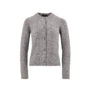 Gran Sasso Gray Wool Cardigan