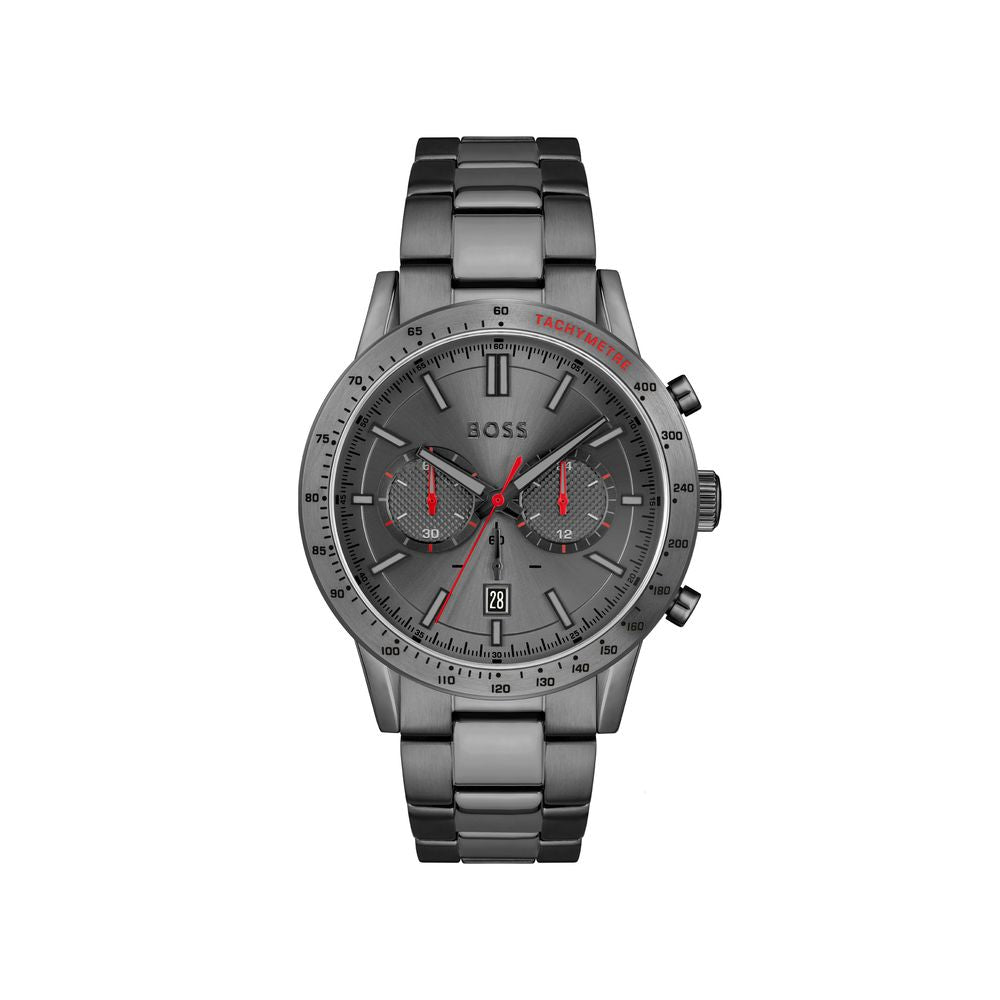 Hugo Boss Gray Stainless Steel Dress Watch Hugo Boss