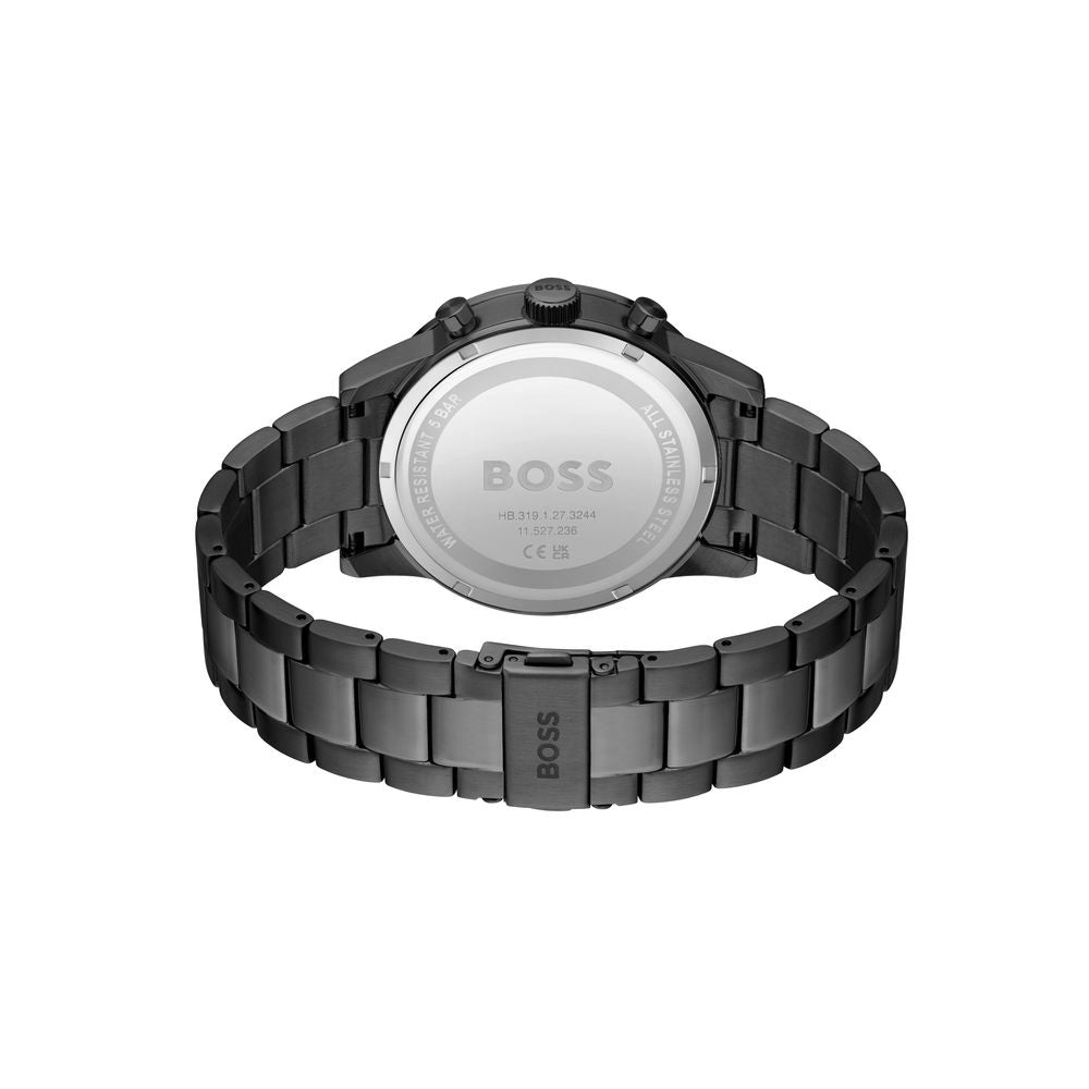Hugo Boss Gray Stainless Steel Dress Watch Hugo Boss