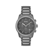 Hugo Boss Gray Stainless Steel Dress Watch