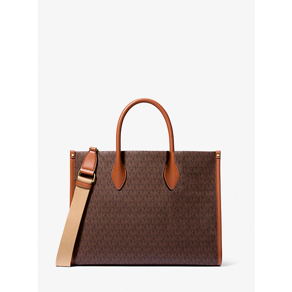 Michael Kors Brown Leather Shoulder Bag Michael Kors