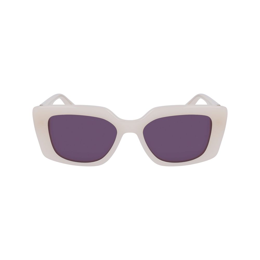 Karl Lagerfeld Beige Acetate Sunglasses Karl Lagerfeld