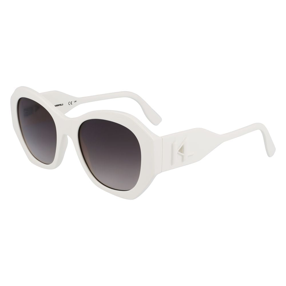 Karl Lagerfeld White Injected Sunglasses Karl Lagerfeld