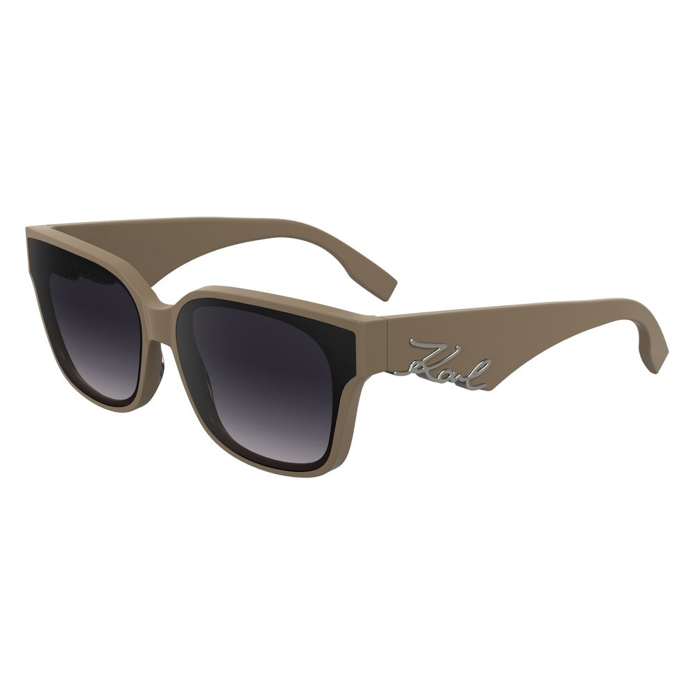 Karl Lagerfeld Brown Acetate Sunglasses Karl Lagerfeld