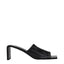 Jil Sander Black Leather Stiletto Heel Sandals