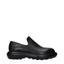 Jil Sander Black Leather Slip-On Loafers