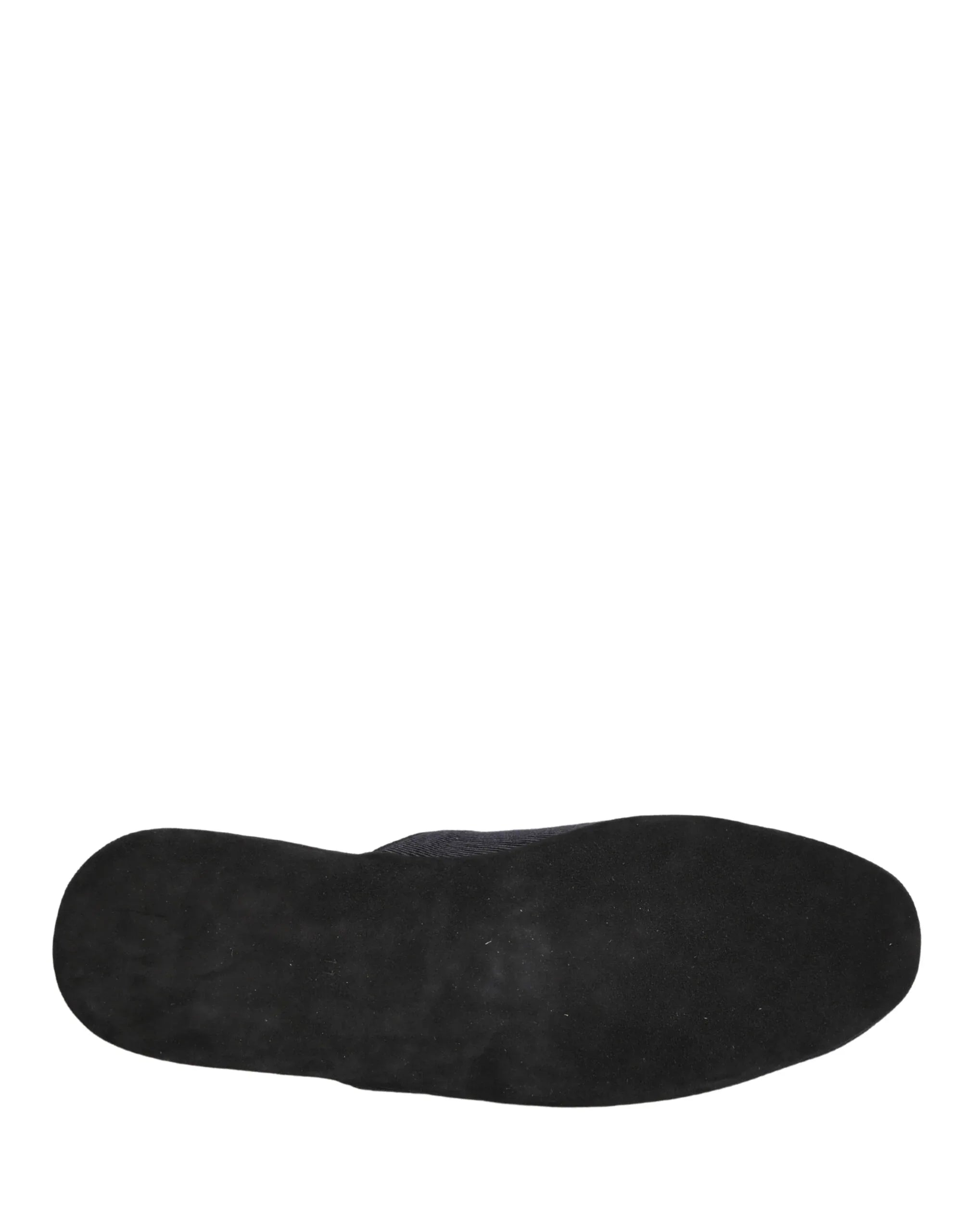 Dolce & Gabbana Dark Navy Wool Cotton Red Chevron Slippers Shoes - Zachava
