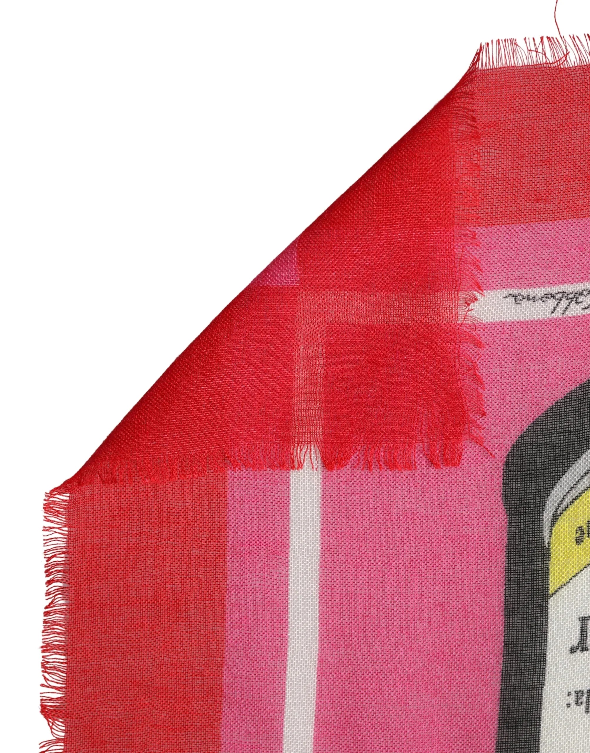 Dolce & Gabbana Pink DG Amore Print Neck Square Shawl 140cm x 140cm Scarf - Zachava
