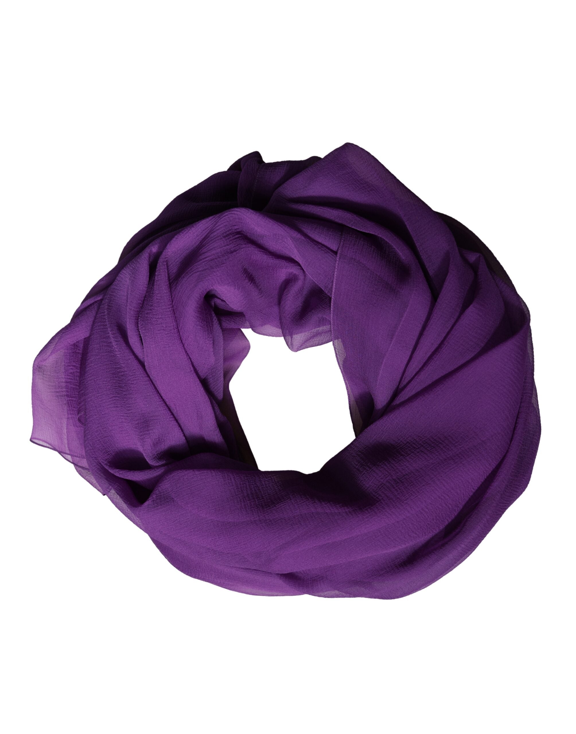 Dolce & Gabbana Purple Silk Neck Wrap Shawl Stole 200cm x 134cm Scarf for Women