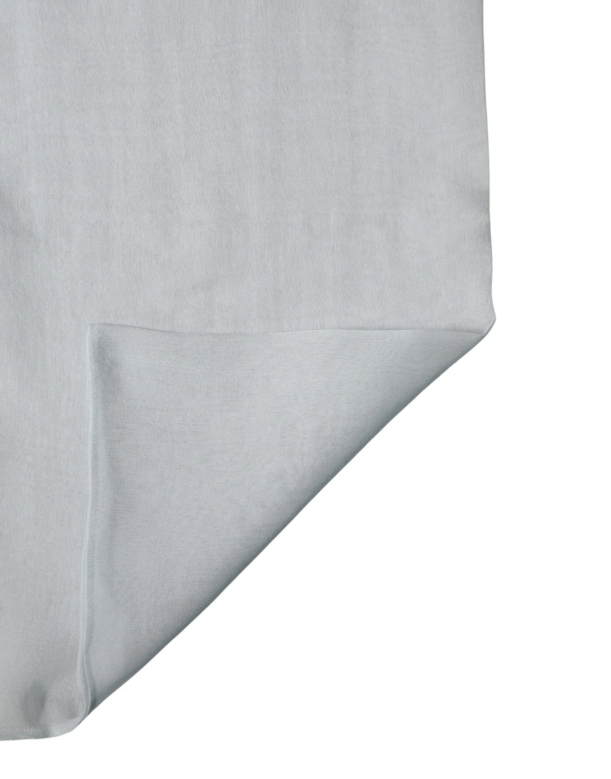 Dolce & Gabbana Light Blue Silk Sash Wrap Foulard 294.5cm x 19cm Scarf - Zachava