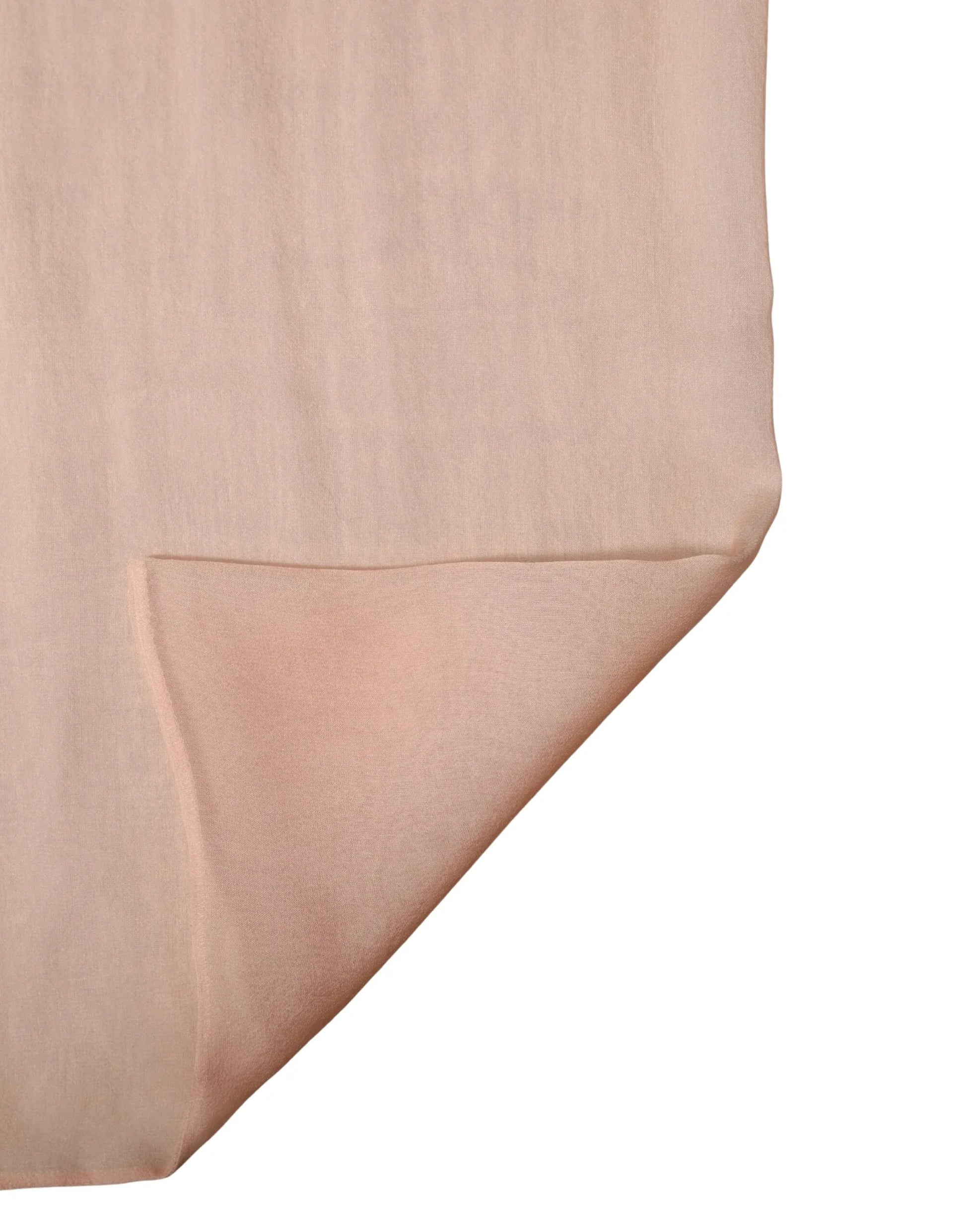 Dolce & Gabbana Light Pink Silk Sash Wrap Foulard 291cm x 19cm Scarf - Zachava