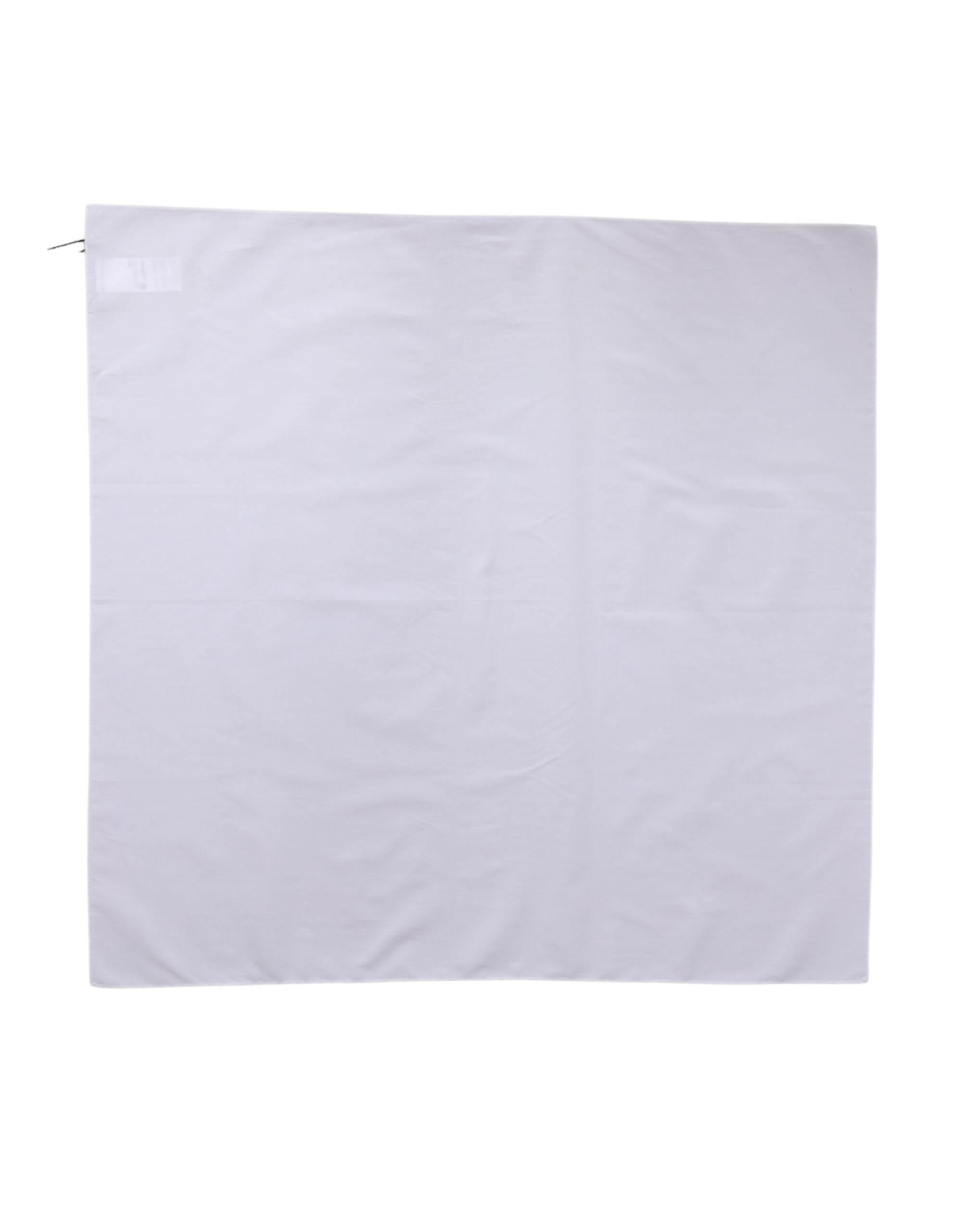 Dolce & Gabbana White Cotton Wrap Square Shawl Stole 71cm x 70cm Scarf for Women