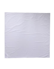 Dolce & Gabbana White Cotton Wrap Square Shawl Stole 91cm x 90cm Scarf for Women