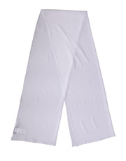 Dolce & Gabbana White Silk Neck Wrap Shawl Stole 200cm x 64cm Scarf for Women