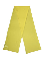 Dolce & Gabbana Yellow Silk Neck Wrap Shawl Stole 200cm x 64cm Scarf for Women