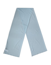 Dolce & Gabbana Light Blue Silk Neck Wrap Shawl Stole 200cm x 64cm Scarf for Women