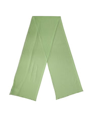 Dolce & Gabbana Light Green Silk Neck Wrap Shawl Stole 200cm x 64cm Scarf for Women