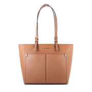 Michael Kors Brown Canvas Shoulder Bag