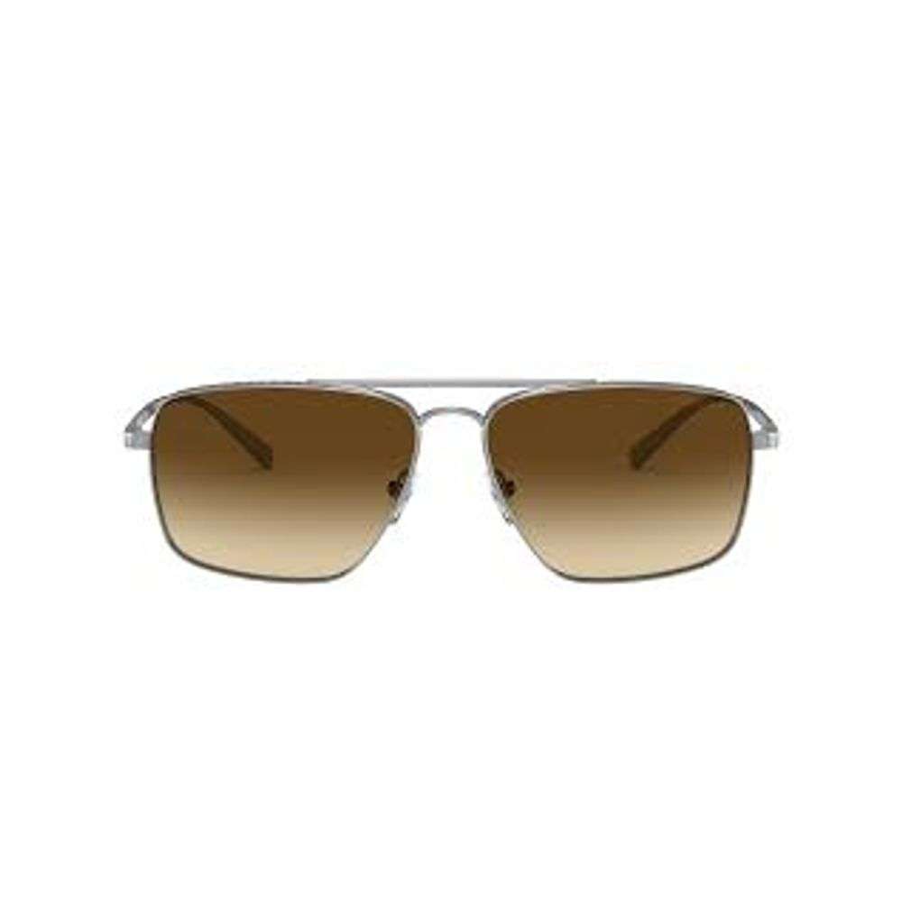 Versace Gray Metal Sunglasses