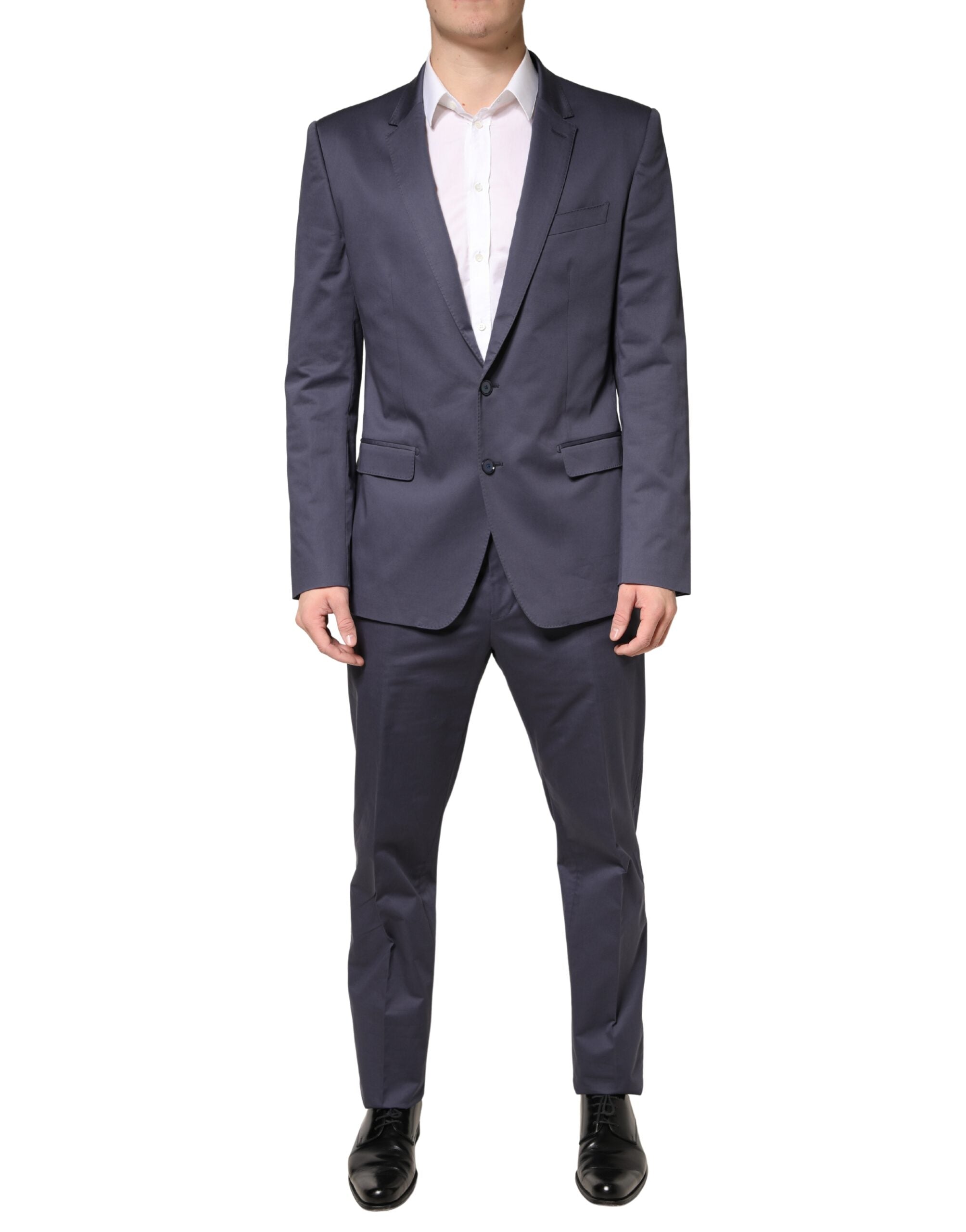 Dolce & Gabbana Blue Single Breasted MARTINI 2 Piece Suit
