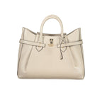 Guess Jeans Beige Polyurethane Women's Handbag