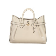 Guess Jeans Beige Polyurethane Women's Handbag