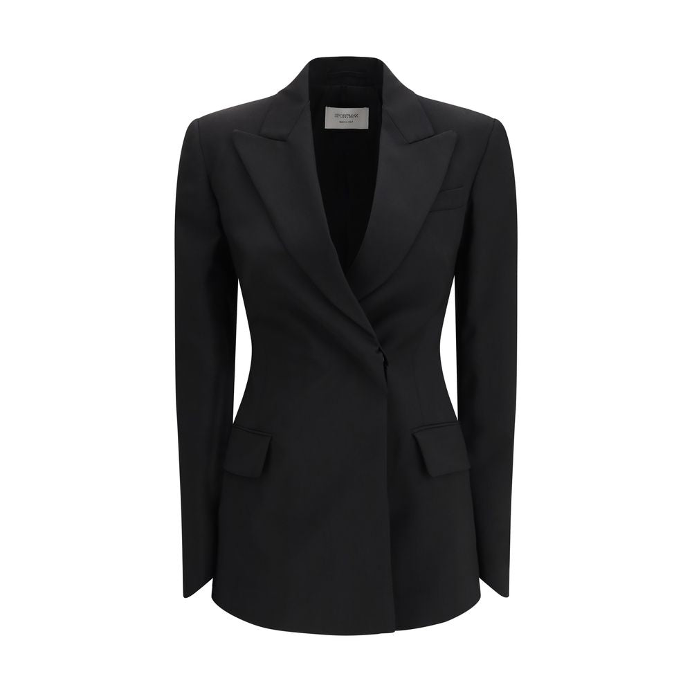 Max Mara Black Fleece Wool Blazer Main image
