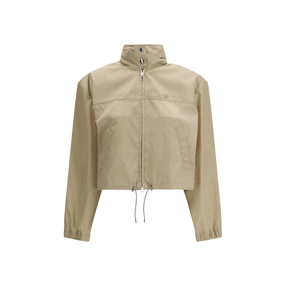 Prada Beige Recycled Polyamide Shell Jacket Main image