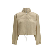 Prada Beige Recycled Polyamide Shell Jacket