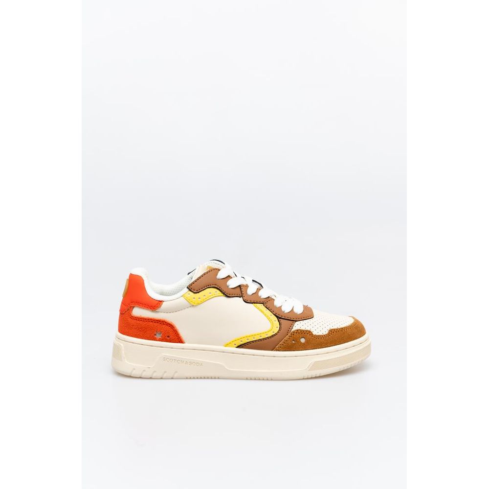 Scotch & Soda Multicolor Cowhide Low Top Sneakers Main image