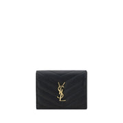 Saint Laurent Black Lamb Ovis Aries Aries Wallet