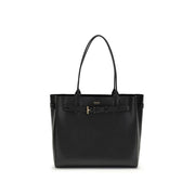 Tom Ford Black Calf Leather Bos Taurus Shoulder Bag