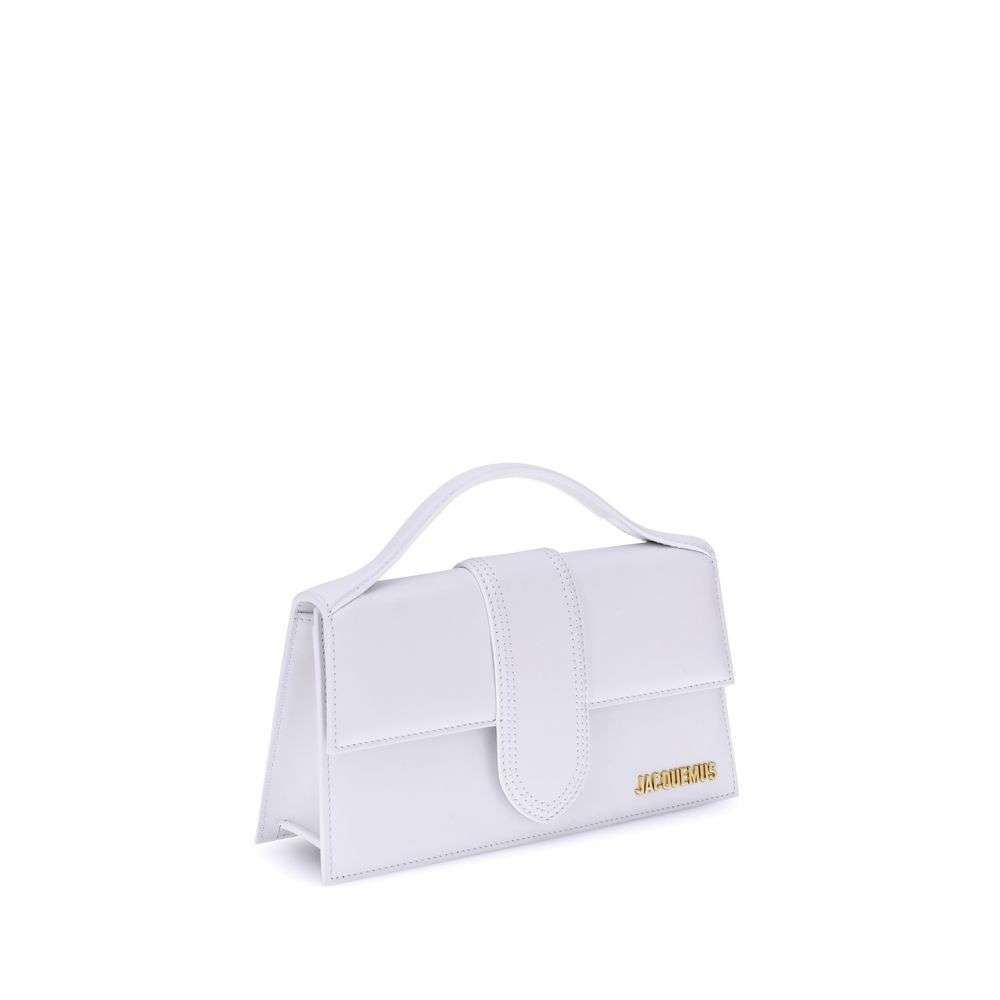 Jacquemus White Calf Leather Bos Taurus Handbag